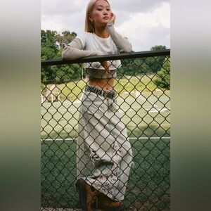 NWOT BDG Mindy Denim Maxi Skirt by Urban Outfitters